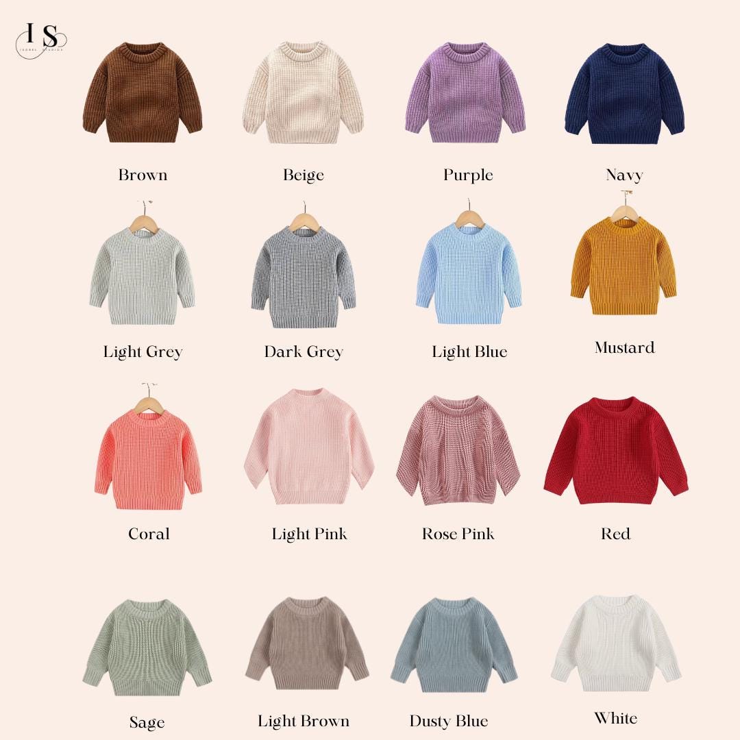 Personalized Valentine's Jumper | Baby & Toddler Heart Embroidered Sweater | Custom Name Knit Jumper | Valentine's Baby Outfit |