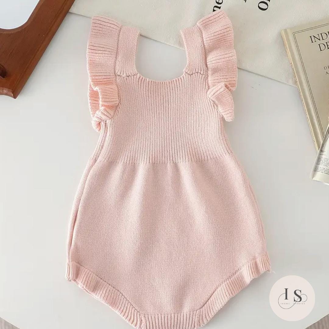 Personalized Embroidered Baby Floral Romper |  Summer Outfit | Newborn Baby Girl Gift | Custom Baby Name Outfit | First Birthday | Roses