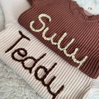 Personalised Baby Sweater | Gift For Baby | Custom Sweater For Babies | Custom Name Jumper | Baby Knit Jumper | Embroidered Jumper For Kids