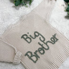 Big Brother Jumper| Little Brother | Personalised Baby Jumper | Embroidered Knit Jumper | Pregnancy Announcement