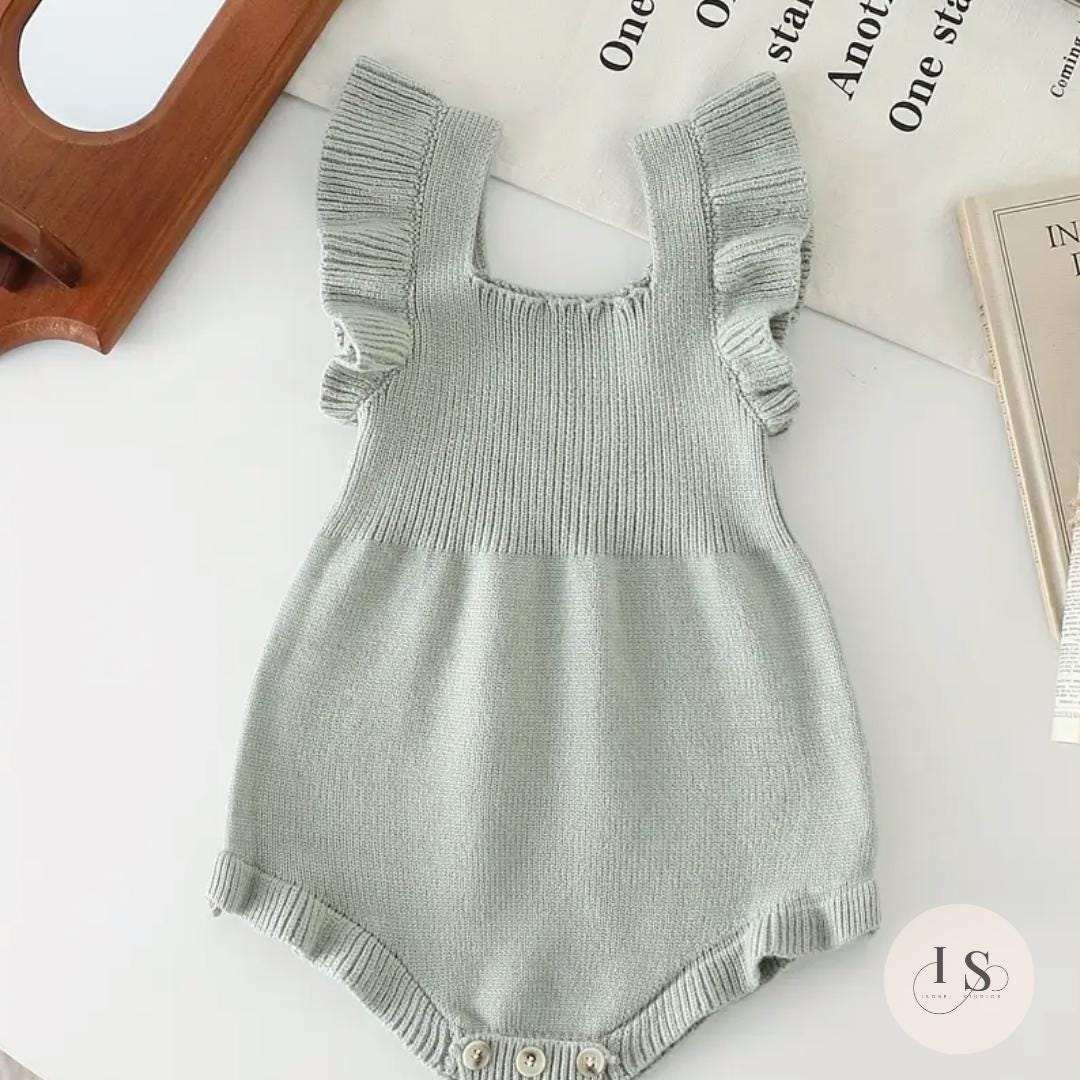 Personalized Embroidered Baby Floral Romper |  Summer Outfit | Newborn Baby Girl Gift | Custom Baby Name Outfit | First Birthday | Roses