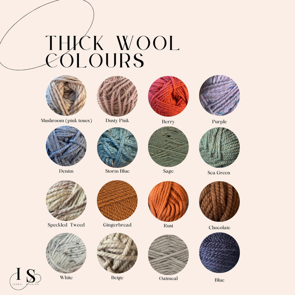 Personalised Baby Name Jumper | Hand-Embroidered Chunky Knit | Tractor Design