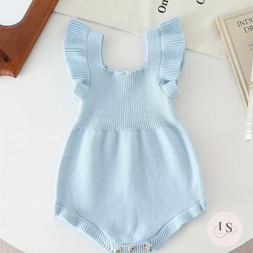 Personalized Embroidered Baby Floral Romper |  Summer Outfit | Newborn Baby Girl Gift | Custom Baby Name Outfit | First Birthday | Roses