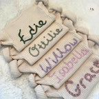 Personalised Baby Name Jumper | Embroidered Knit Sweater | Personalised Baby Gift | Baby Girl Jumper | Baby Boy Jumper | Newborn & Toddler Outfit