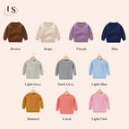 Personalized Baby Name Jumper | Hand Embroidered Knit Jumper | Newborn, Toddler, Child Gift | New Baby Gift | Baby Boy Girl Jumper | Sun